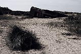 2.Weltkriegs-Bunker am Strand, Normandie, Frankreich